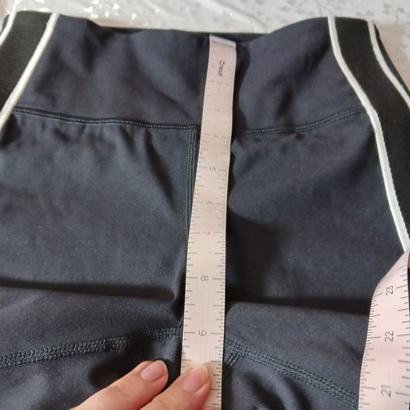 New Balance Black Sport Stripe Leggings Size Small - Picture 6 of 11